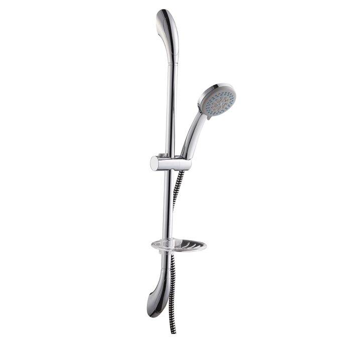Душевой гарнитур Milardo. 1705F75M161705F75M16 Душевой гарнитур Milardo. 1705F75M161705F75M16Душевой гарнитур Milardo позволит сделать процесс принятия душа максимально комфортным и приятным. Душевой набор включает в себя душевую лейку с пятью режимами, стойку для душа, пластиковую мыльницу, держатель для лейки, гибкий душевой шланг, крепеж к стене. Все аксессуары гарнитура выполнены по современным технологиям из высококачественных материалов, которые отличаются прочностью и надежностью, а благодаря своим функциональным характеристикам удобны и просты в использовании. Основные особенности душевого гарнитура Milardo: Лейка и держатель выполнены из ABS-пластика - легкого и прочного материала, который отлично выдерживает перепады температуры и не меняет своих свойств с течением времени. Гибкий шланг выполнен из ПВХ. Уплотнительная прокладка с фильтром препятствует засорению форсунок душевой лейки мелкими частицами грязи и ржавчины. Стойка для лейки выполнена из нержавеющей стали высокого качества - прочного, ...