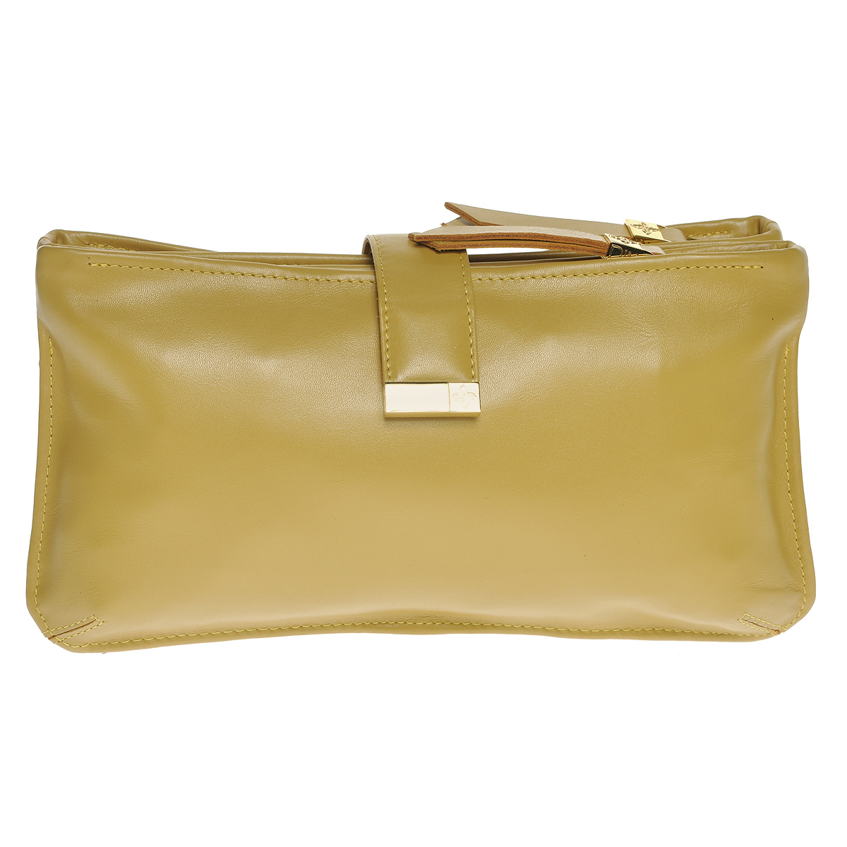 Сумка-клатч женская Dimanche Bowling Bag, цвет: горчичный. 435/41/R435/41/R Сумка-клатч женская Dimanche Bowling Bag, цвет: горчичный. 435/41/R435/41/RСтильная женская сумка-клатч Dimanche Bowling Bag выполнена из натуральной высококачественной кожи, закрывается хлястиком на кнопке-магните. Сумка состоит из трех отделений: два из которых на застежках-молниях, и отделение без молнии. Внутри отделений на застежках-молниях - по одному дополнительному кармашку. Сумка оснащена удобным плечевым ремнем регулируемой длины. Сумка упакована в фирменный текстильный мешок. Женская сумка от Dimanche подчеркнет вашу яркую индивидуальность и сделает образ завершенным.