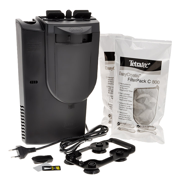 Фильтр внутренний для аквариумов Tetra EasyCrystal 600 Filter Box174689 Фильтр внутренний для аквариумов Tetra EasyCrystal 600 Filter Box174689Фильтр внутренний для аквариумов Tetra EasyCrystal 600 Filter Box - это внутренний аквариумный фильтр с отсеком для нагревателя, для кристально чистой, здоровой воды, благодаря инновационным фильтрующим картриджам, которые можно быстро и легко менять - оставляя руки сухими! Обеспечивает кристально чистую, здоровую воду, благодаря интенсивной механической, биологической и химической фильтрации; Механическая фильтрация: двусторонняя фильтрующая губка для надежного удаления мельчайших частичек грязи; Биологическая фильтрация: система BioGrid и огромная площадь для заселения полезными бактериями; Химическая фильтрация - специальный активированный уголь борется с загрязнением воды и неприятными запахами; Компактная конструкция позволяет сэкономить место в аквариуме; Сертификаты контроля качества TUV/GS. Гарантия 2 года.