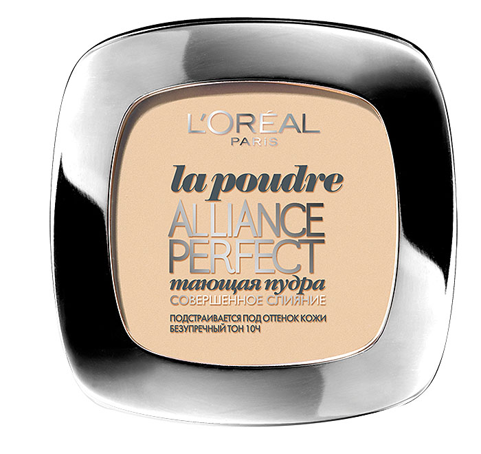 LOreal Paris Пудра Alliance Perfect, Совершенное слияние, выравнивающая и увлажняющая, оттенок D3, Светло-бежевый золотистый, 9 грA5937705 LOreal Paris Пудра Alliance Perfect, Совершенное слияние, выравнивающая и увлажняющая, оттенок D3, Светло-бежевый золотистый, 9 грA5937705Пудра Alliance Perfect Совершенное Слияние — это компактная пудра с моделирующим покрытием, которая идеально сливается с цветом и текстурой Вашей кожи, позволяет скрыть несовершенства. Без эффекта маски и без излишеств.