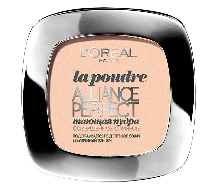 LOreal Paris Пудра Alliance Perfect, Совершенное слияние, выравнивающая и увлажняющая, оттенок R2, Ванильно-розовый, 9 гA5937505 LOreal Paris Пудра Alliance Perfect, Совершенное слияние, выравнивающая и увлажняющая, оттенок R2, Ванильно-розовый, 9 гA5937505Пудра Alliance Perfect Совершенное Слияние — это компактная пудра с моделирующим покрытием, которая идеально сливается с цветом и текстурой Вашей кожи, позволяет скрыть несовершенства. Без эффекта маски и без излишеств.