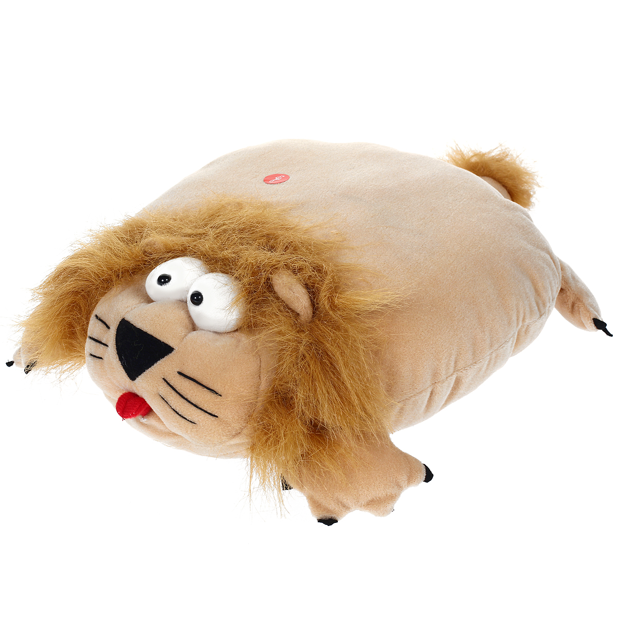 Мягкая озвученная игрушка-подушка Magic Bear Toys Лев, цвет: бежевыйSAF2005-ZF-M-3 Мягкая озвученная игрушка-подушка Magic Bear Toys Лев, цвет: бежевыйSAF2005-ZF-M-3Очаровательная мягкая игрушка-подушка Magic Bear Toys Лев не оставит равнодушным ни ребенка, ни взрослого. Приятная на ощупь игрушка выполнена в виде милого льва с объемной головой, лапками и хвостом, туловище льва и является подушкой. Если нажать на подушку, то лев будет рычать. Такая игрушка-подушка прекрасно дополнит интерьер детской комнаты.
