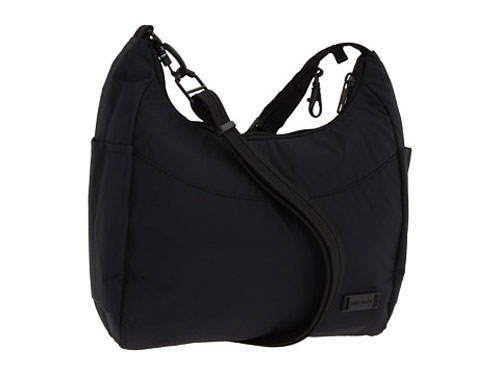 Сумка PacSafe Citysafe 100 GII, цвет: черныйPB144BK Сумка PacSafe Citysafe 100 GII, цвет: черныйPB144BKКлассическая антивандальная сумка Citysafe 100 GII идеально подходит для города, бизнеса или отдыха. Собираетесь на завтрак с друзьями в городе, отправляетесь на рынок, или просто отдыхаете у бассейна с коктейлем, эта сумка подойдет к любому наряду и обезопасит от вора. Особенности: Металлическая сетка eXomesh slashguards в передней и боковой панелях. Slashproof Сarrysafe съемный плечевой ремень. Интеллектуальная молния Security. RFID-блокировки кармана. Блокировка для крепления ремешка. Водоотталкивающая ткань. Подходит для ручной клади в авиапутешествии. Основное отделение на молнии. Передний карман на молнии. Внутренний карман для электроники. Внутренний карман на молнии. Материал: водоотталкивающий нейлон и высокопрочная проволока из нержавеющей стали.