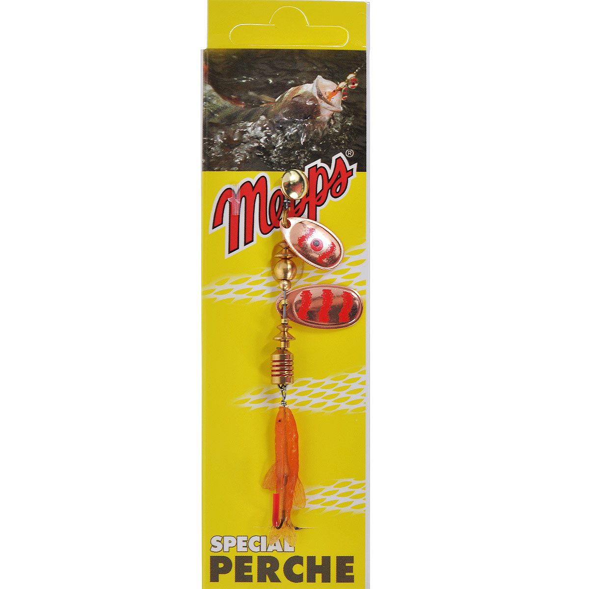 Блесна Mepps Tandem Perch CU/RGE, вращающаяся4519 Блесна Mepps Tandem Perch CU/RGE, вращающаяся4519Вращающаяся блесна Mepps Tandem Perch CU/RGE в первую очередь рассчитана на ловлю окуня, который наиболее распространен в большинстве рек и озер. Двойной лепесток Tandem Perch и плавное погружение дают быстрые и сверх привлекательные сигналы, что вызывает у хищника желание полакомиться мальком.
