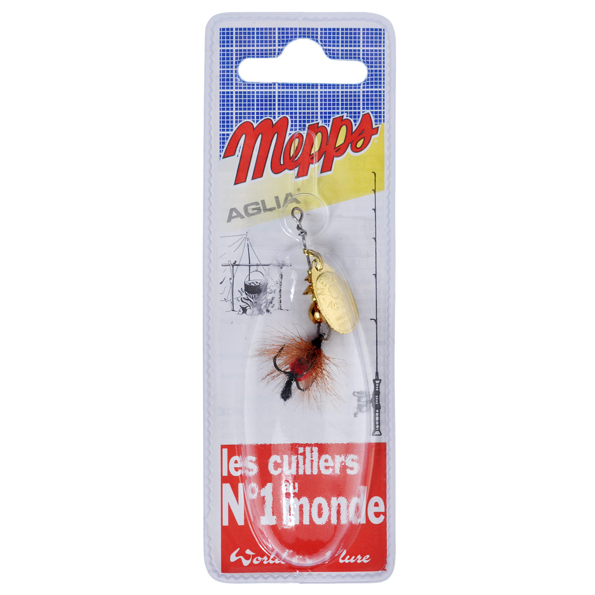 Блесна Mepps Aglia OR Mouch. Rouge, вращающаяся, №05740 Блесна Mepps Aglia OR Mouch. Rouge, вращающаяся, №05740Вращающаяся блесна Mepps Aglia OR Mouch. Rouge оснащена мушкой из натурального беличьего хвоста, это очень эффективные приманки для ловли жереха, голавля, язя, окуня и других видов рыб, особенно в периоды массового вылета насекомых. Aglia Mouche - некрупная блесна, которая особенно подходит для летней ловли рыбы (особенно осторожной) на мелководье.