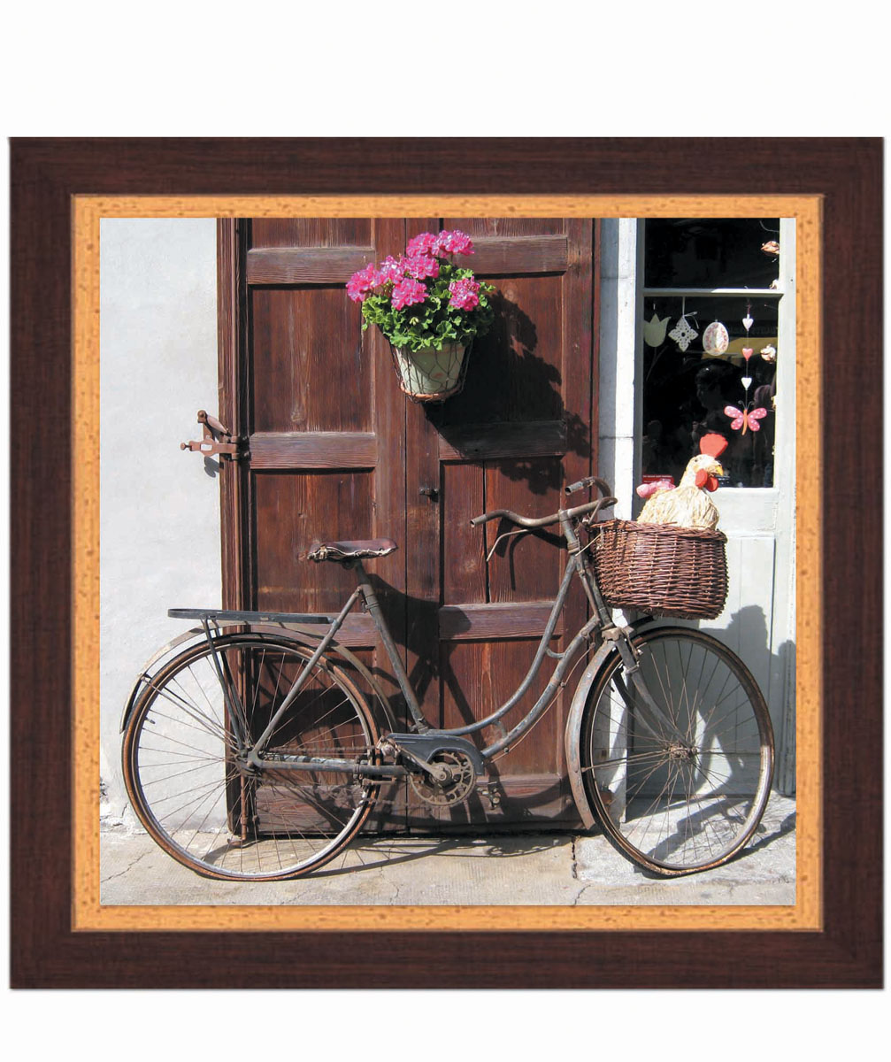 Постер в раме Postermarket "Велосипед", 30 х 30 см
