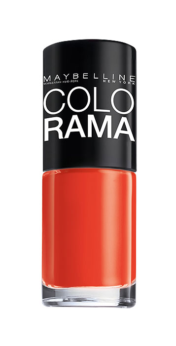 Maybelline New York Лак для ногтей Colorama, оттенок 313, Сочный апельсин, 7 млB2341303 Maybelline New York Лак для ногтей Colorama, оттенок 313, Сочный апельсин, 7 млB2341303Самая широкая палитра оттенков новых лаков Колорама. Яркие модные цвета с подиума. Новая формула лака Колорама обеспечивает стойкое покрытие и создает еще более дерзкий, насыщенный цвет, который не тускнеет. Усовершенствованная кисточка для более удобного и ровного нанесения, современная упаковка. Лак для ногтей Колорама не содержит формальдегида, дибутилфталата и толуола.