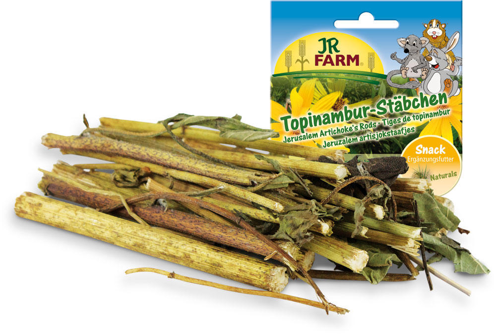 Лакомство для грызунов JR Farm Побеги топинамбура (артишока иерусалимского), 30 г37109 Лакомство для грызунов JR Farm Побеги топинамбура (артишока иерусалимского), 30 г37109Лакомство для грызунов JR Farm Побеги топинамбура представляет собой побеги топинамбура (артишока иерусалимского). Артишок иерусалимский способствует пищеварению и активирует кишечник. Рекомендации по кормлению: Давать до 2-х палочек в день в зависимости от размеров вашего животного. Отдельный корм для карликовых кроликов, морских свинок, крыс, хомяков, мышей, шиншилл и дегу. Товар сертифицирован.