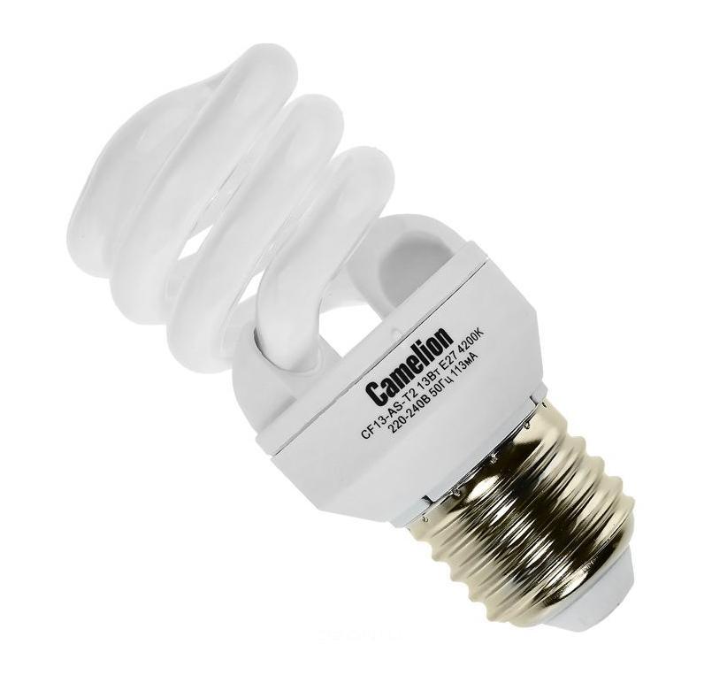 Camelion CF13-AS-T2/842/E27 энергосберегающая лампа, 13ВтCF13-AS-T2/842/E27 Camelion CF13-AS-T2/842/E27 энергосберегающая лампа, 13ВтCF13-AS-T2/842/E27Энергосберегающие лампы Camelion это экономия до 50% бюджета вашей компании.