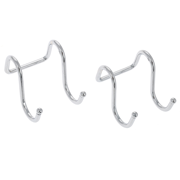 Крючок двойной Esprado Platinos, 2 шт0010507E208 Крючок двойной Esprado Platinos, 2 шт0010507E208Крючок Esprado Platinos изготовлен из стали с хромовым покрытием. Такое покрытие продлевает срок службы металлических аксессуаров, обеспечивает высокую стойкость к коррозии и сохраняет их платиновый блеск таким же ярким, как в день покупки. Изделие легко чистить: достаточно протереть влажной салфеткой без использования абразивных и хлорсодержащих веществ. Изделие содержит 2 крючка. Предназначено для крепления к рейлингу.