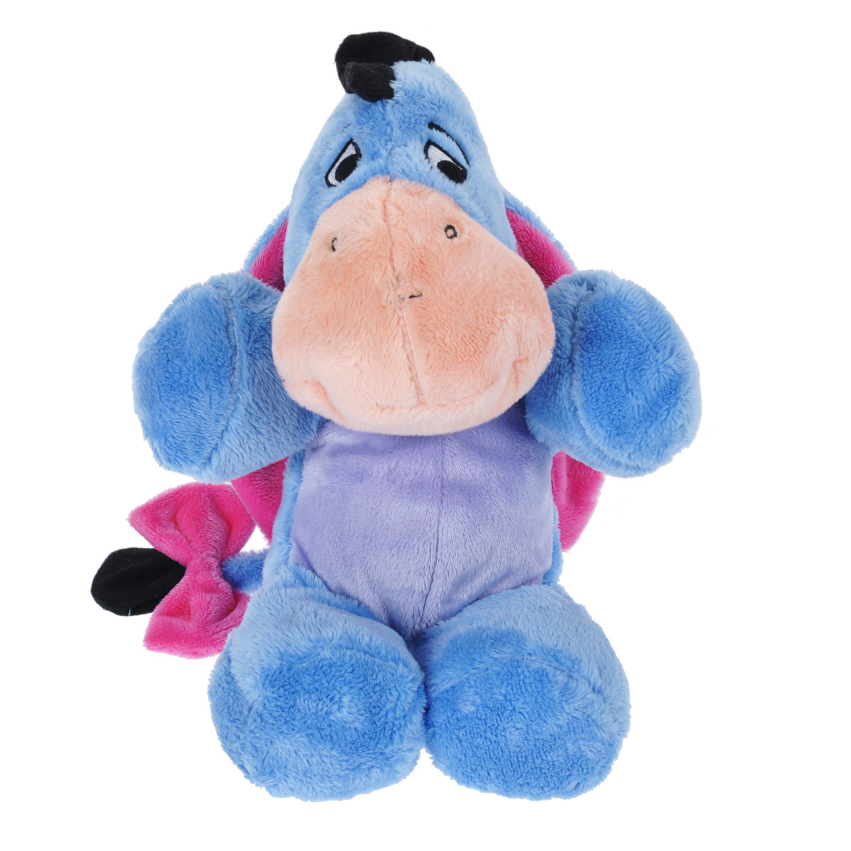 Мягкая игрушка Disney Ушастик, цвет: голубой, 25 см1100817 Мягкая игрушка Disney Ушастик, цвет: голубой, 25 см1100817Мягкая игрушка Disney Ушастик станет любимой игрушкой вашего ребенка. Она выполнена в виде ослика Ушастика - героя популярного диснеевского мультсериала о приключениях Винни-Пуха и его друзей. Игрушка удивительно приятна на ощупь. Она изготовлена из мягкого текстильного материала голубого цвета, глазки вышиты нитками. Чудесная мягкая игрушка принесет радость и подарит своему обладателю мгновения нежных объятий и приятных воспоминаний. Компания Disney предъявляет большие требования к качеству продукции: все плюшевые герои соответствуют своим мультяшным прототипам, а самое главное - производятся в соответствии с мировыми стандартами качества и соответствуют российским требованиям безопасности.