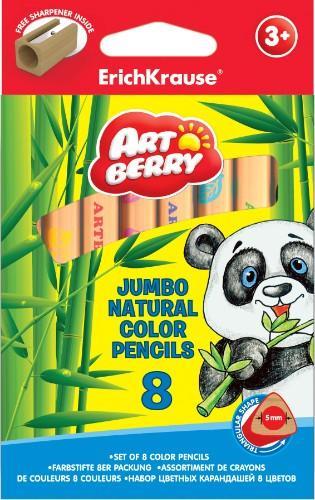 Карандаши Artberry Nature 8цв треугольные Jumbo короткие с точилкойEK32866 Карандаши Artberry Nature 8цв треугольные Jumbo короткие с точилкойEK32866Карандаши Artberry Nature 8цв треугольные Jumbo короткие с точилкой высокго качества.