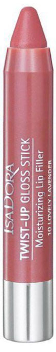 Isa Dora Блеск-карандаш для губ Twist-up Gloss Stick, тон №10 Lovely Lavender, 2,7 г111810 Isa Dora Блеск-карандаш для губ Twist-up Gloss Stick, тон №10 Lovely Lavender, 2,7 г111810Блеск-карандаш для губ Isa Dora Twist-up Gloss Stick с глянцевым эффектом. Блеск заключен в удобную форму карандаша. Мягкая кремовая текстура с увлажняющими свойствами тает на губах и помогает зафиксировать влагу, дарит ощущение комфорта. Коллаген и гиалуроновая кислота оказывают уплотняющее и укрепляющее воздействие - губы выглядят более полными и гладкими. Нет необходимости затачивать карандаш благодаря специальному механизму выдвижного стержня. Товар сертифицирован.