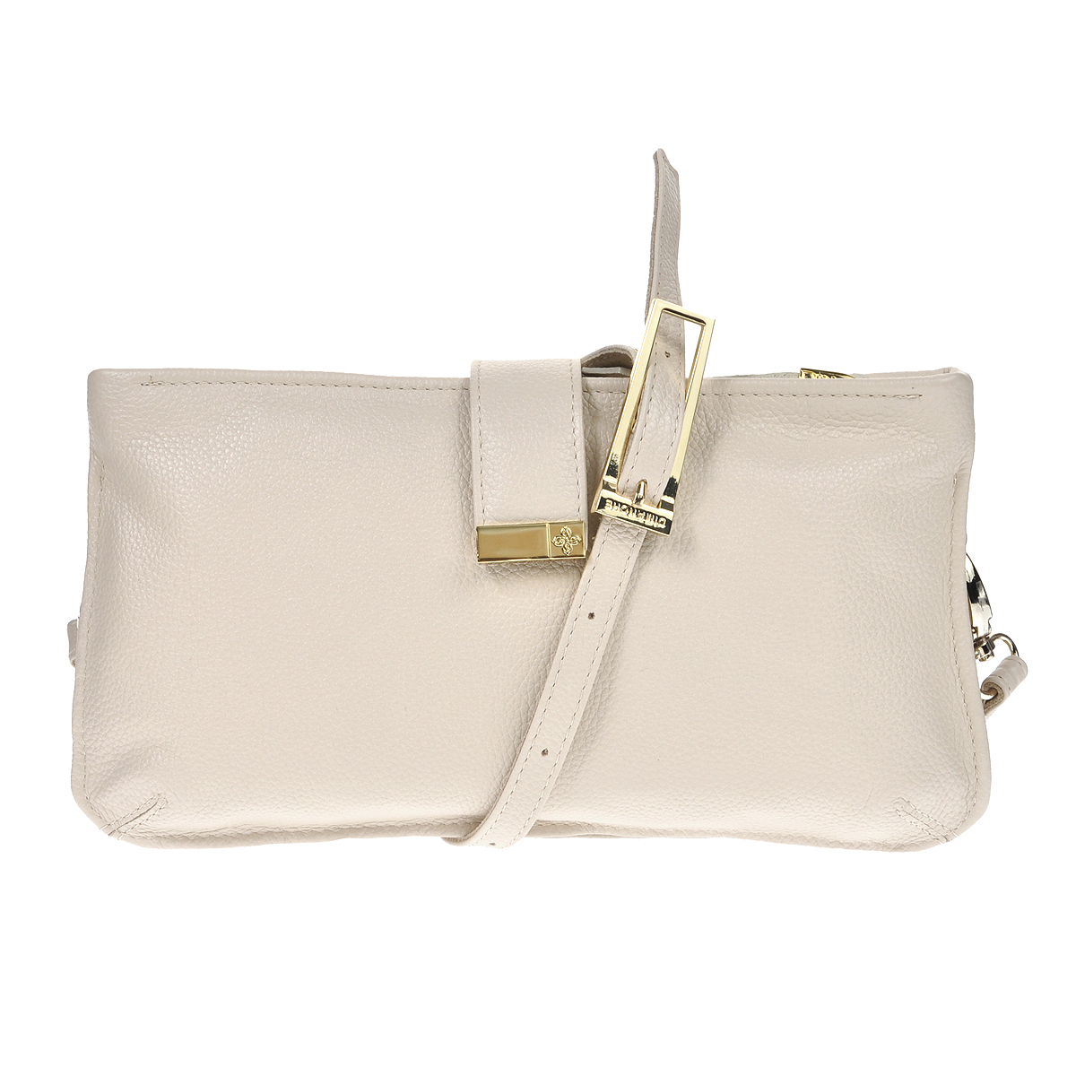 Сумка-клатч женская Dimanche Bowling Bag, цвет: бежевый. 435/38/R435/38/R Сумка-клатч женская Dimanche Bowling Bag, цвет: бежевый. 435/38/R435/38/RСтильная женская сумка-клатч Dimanche Bowling Bag выполнена из натуральной высококачественной кожи, закрывается хлястиком на кнопке-магните. Сумка состоит из трех отделений: два из которых на застежках-молниях, и отделение без молнии. Внутри отделений на застежках-молниях - по одному дополнительному кармашку. Сумка оснащена удобным плечевым ремнем регулируемой длины. Сумка упакована в фирменный текстильный мешок. Женская сумка от Dimanche подчеркнет вашу яркую индивидуальность и сделает образ завершенным.