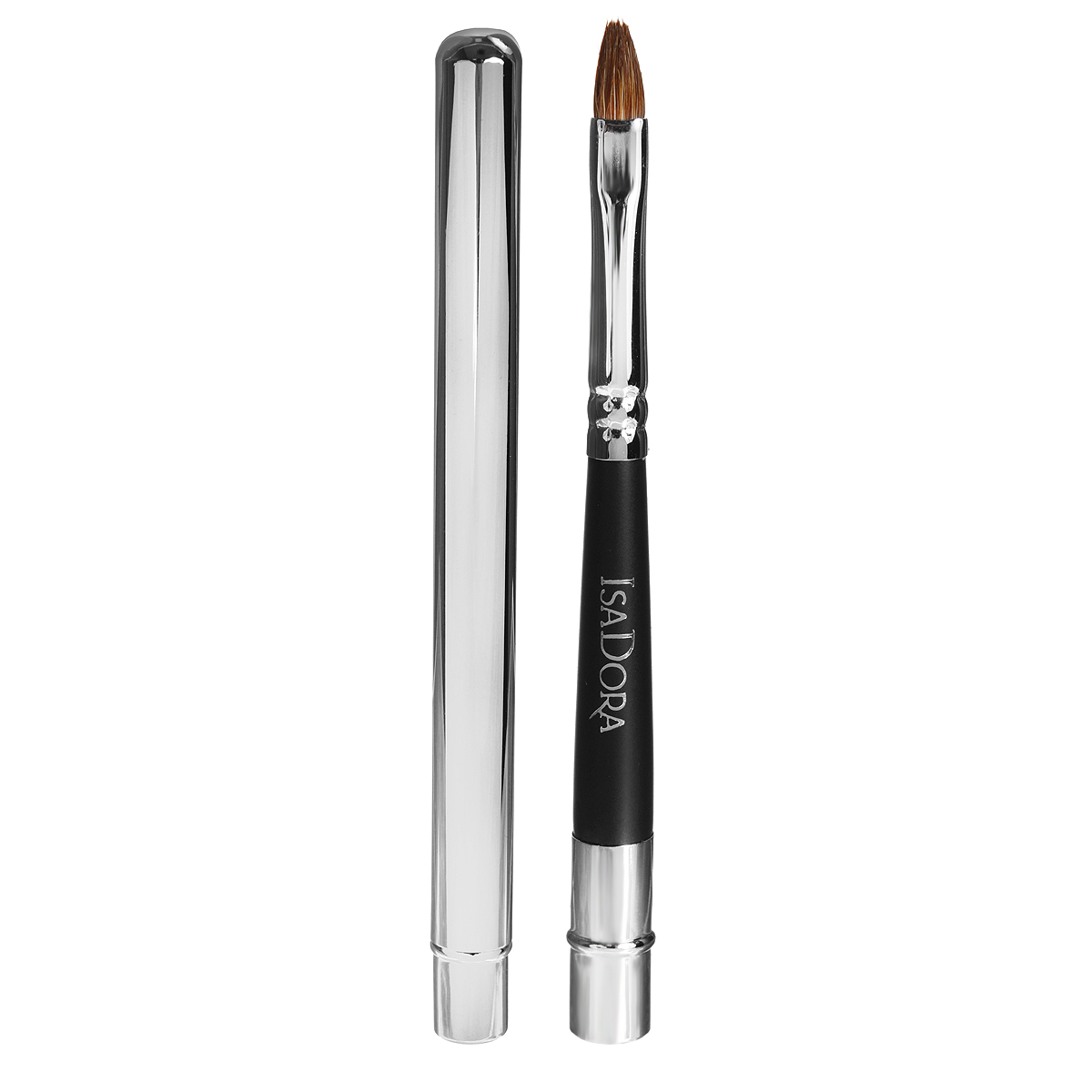 Isa Dora Кисть для губ Lip Brush119109 Isa Dora Кисть для губ Lip Brush119109Кисть для макияжа губ Isa Dora Lip Brush изготовлена из натурального стерилизованного ворса козы и пони и имеет удобную удлиненную ручку. Кисть позволяет равномерно распределить помаду и облегчает выполнение макияжа губ. Компактные размеры кисти позволяют носить ее с собой, для безопасного и гигиеничного хранения кисть снабжена удобным футляром. Товар сертифицирован.