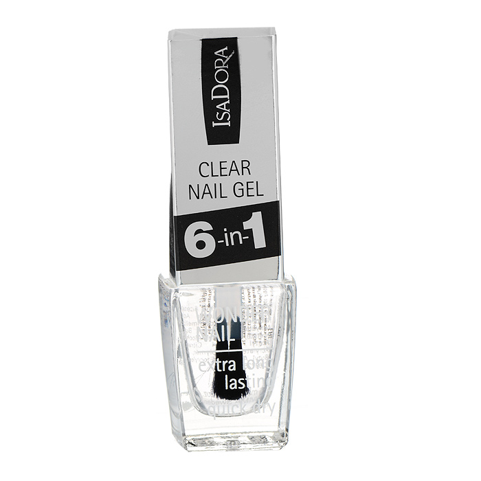 Isa Dora Средство для ногтей Wonder Nail - Clear Nail Gel, 6 в 1, универсальное, 6 мл220697 Isa Dora Средство для ногтей Wonder Nail - Clear Nail Gel, 6 в 1, универсальное, 6 мл220697Благодаря гелевой консистенции средство выравнивает поверхность ногтей и создает идеальную базу для покрытия ногтей цветным лаком, предотвращая при этом обесцвечивание ногтевой пластины. Нанося средство в качестве базового покрытия, вы обеспечите защиту и стойкость маникюра, добавляя ему зеркального блеска. Используйте покрытие самостоятельно для естественного маникюра. Средство Wonder Nail - Clear Nail Gel обладает следующими характеристиками : Базовое покрытие. Выравнивает ногтевую пластину. Верхнее покрытие. Придает супер-блеск. Стойкость. Защита. Способ применения : наносите на обезжиренные ногти. Если Вы используете средство в качестве базового покрытия, одного слоя достаточно. Если Вы используете средство самостоятельно, покрытие в два слоя обеспечит наилучший результат. Дайте высохнуть первому слою, прежде чем приступать ко второму. Товар сертифицирован.