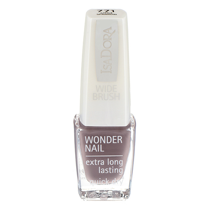 Isa Dora Лак для ногтей Wonder Nail, тон №771 Little Sparrow, 6 мл220771 Isa Dora Лак для ногтей Wonder Nail, тон №771 Little Sparrow, 6 мл220771Стойкий и быстро сохнущий лак для ногтей Isa Dora Wonder Nail с широкой кисточкой, покрывающей ногти всего за один штрих. Долго сохраняет свой блеск. Кисточка имеет особую форму, так как каждый ее волосок индивидуально подстрижен, что позволяет избежать полосок при нанесении лака. Товар сертифицирован.