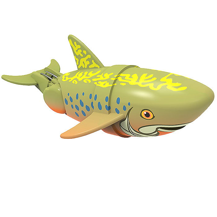 Игрушка для ванны Renwood Рыбка-акробат Брукс, цвет: хаки126211-3 Игрушка для ванны Renwood Рыбка-акробат Брукс, цвет: хаки126211-3Игрушка для ванны Renwood Рыбка-акробат понравится вашему малышу и превратит купание в веселую игру. Она выполнена из безопасного пластика в виде маленькой красочной рыбки. Рыбка-акробат умеет плавать и нырять. Траектория движения игрушки зависит от наклона хвоста. Порадуйте вашего ребенка таким замечательным подарком! Игрушка работает от 2 батарей напряжением 1,5V типа ААА (не входят в комплект).