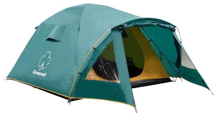 Палатка Greenell Limerick 4 Plus25453-303-00 Палатка Greenell Limerick 4 Plus25453-303-00Палатка Greenell Лимерик плюс 4 обеспечит вам большой комфорт при минимальном весе. Два входа, два тамбура. Вентиляционные окна с сеткой и клапаном на молнии. Возможна установка без тента. Повышенный комфорт за счет заданного угла дуг. Особенности конструкции: Проклеенные швы Противомоскитная сетка Подвесная полка Прозрачные окна Характеристики: Вместимость: 4 человека. Размер палатки в разложенном виде (ДхШхВ): 395 см х 250 см х 140 см. Наружный тент: Poly Taffeta 190T PU 3000 мм. Материал дна: Tarpauling. Материал палатки: Polyester 190T дышащий. Каркас: дуги из фибергласса диаметром 8,5 мм. Вес: 6600 г. Размер в сложенном виде: 64 см х 24 см х 24 см. Изготовитель: Китай. Артикул: 25453-303-00.