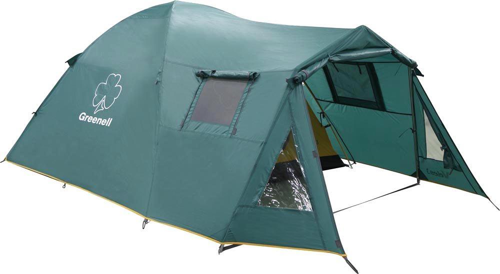 Палатка Greenell Veles 3 v.225493-303-00 Палатка Greenell Veles 3 v.225493-303-00Каркасно-дуговая кемпингоавя палатка с тамбуром большого полезного объема. Палатка имеет два входа и два тамбура, один большого размера. Вентиляционные окна с сеткой и клапаном на молнии. Возможна установка без тента. Дополнительные преимущества: Карманы; Прозрачные окна; Проклеенные швы; Противомоскитная сетка. Характеристики: Вместимость: 3 человека. Размер палатки в разложенном виде (ДхШхВ): 390 см х 210 см х 145 см. Наружный тент: полиэстер Taffeta 190T, PU 3000 мм. Внутренняя палатка: полиэстер Taffeta 190T дышащий. Дно: Tarpauling, PU 10000 мм. Каркас: дуги из фибергласса диаметром 9,5 мм. Вес: 7060 г. Размер в сложенном виде: 68 см х 22 см х 22 см. Изготовитель: Китай. Артикул: 25493-303-00.
