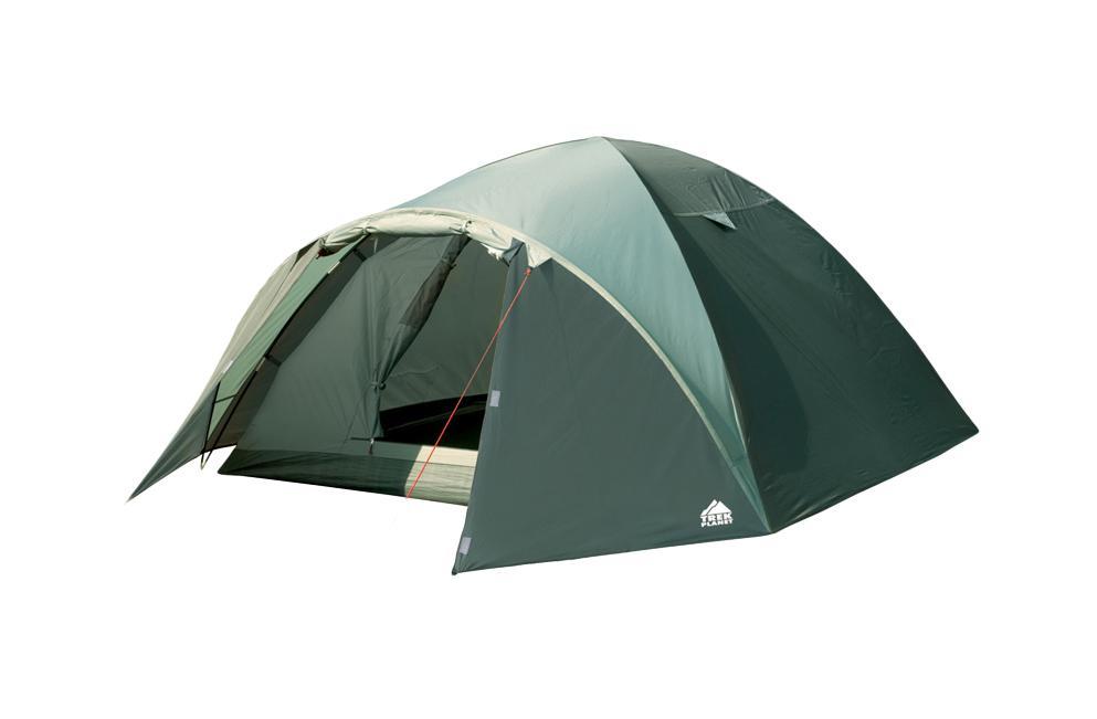 Палатка Trek Planet Denver Air 3 трехместная70176 Палатка Trek Planet Denver Air 3 трехместная70176Трехместная палатка куполообразной формы Trek Planet Denver Air 3 с отличной вентиляцией, вместительным тамбуром и двумя входами, отлично подходит для длительного путешествия. Особенности модели: Простая и быстрая установка. Тент палатки из полиэстера, с пропиткой PU водостойкостью 3000 мм, надежно защищает от дождя, все швы проклеены. Дно палатки из прочного полиэстера Oxford водостойкостью 6000 мм. Каркас из жестких, прочных и легких композитных дуг (Durapol). Внутренняя палатка из дышащего полиэстера, обеспечивает вентиляцию помещения и позволяет конденсату испаряться, не проникая внутрь палатки. Два входа во внутреннюю палатку с противоположных сторон тента. Удобная D-образная дверь с москитной сеткой в полный размер на каждом входе во внутреннюю палатку. Вентиляционное окно. Внутренние карманы для мелочей. Возможность подвески фонаря в палатке. Для удобства транспортировки и хранения предусмотрен...