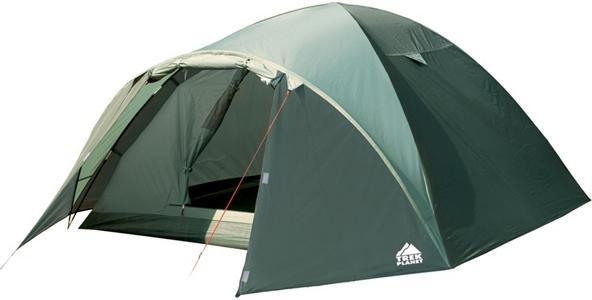 Палатка Trek Planet Denver Air 2 двухместная70175 Палатка Trek Planet Denver Air 2 двухместная70175Двухместная палатка куполообразной формы Trek Planet Denver Air 2 с отличной вентиляцией, вместительным тамбуром и двумя входами, отлично подходит для длительного путешествия. Особенности модели: Простая и быстрая установка. Тент палатки из полиэстера, с пропиткой PU водостойкостью 3000 мм, надежно защищает от дождя, все швы проклеены. Дно палатки из прочного полиэстера Oxford водостойкостью 6000 мм. Каркас из жестких, прочных и легких композитных дуг (Durapol). Внутренняя палатка из дышащего полиэстера, обеспечивает вентиляцию помещения и позволяет конденсату испаряться, не проникая внутрь палатки. Два входа во внутреннюю палатку с противоположных сторон тента. Удобная D-образная дверь с москитной сеткой в полный размер на каждом входе во внутреннюю палатку. Вентиляционное окно. Внутренние карманы для мелочей. Возможность подвески фонаря в палатке. Для удобства транспортировки и хранения предусмотрен...