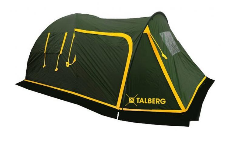 Палатка Talberg Blander 4УТ-000047011 Палатка Talberg Blander 4УТ-000047011Комфортная кемпинговая палатка Talberg Blander 4 - идеальная палатка для велотуристов с большим спальным отделением, большим удобным тамбуром для велосипедов и/или багажа и юбкой от ветра и насекомых. Внутренняя палатка выполнена из дышащего полиэстера, швы наружного тента проклеены. Вы несомненно оцените скорость, с которой может быть установлена эта палатка. Идеально подходит для четырех туристов. Палатка упакована в сумку-чехол с ручками. Характеристики: Количество мест: 4. Размер палатки: 460 см х 220 см х 190 см. Спальная комната: 240 см х 210 см. Количество входов: 2. Дуги: HQ FiberGlass 11 мм + сталь 16 мм. Материал внешнего тента: полиэстер 190T/75D 4000 mm. Материал внутреннего тента: полиэстер. Материал дна: армированный полиэтилен. Размер палатки в собранном виде: 70 см х 21 см х 21 см. Вес: 10 кг. Изготовитель: Китай.