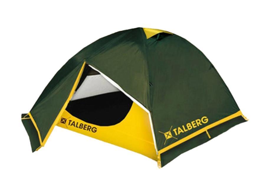 Палатка Talberg Boyard Pro 2, цвет: зеленыйУТ-000047191 Палатка Talberg Boyard Pro 2, цвет: зеленыйУТ-000047191Легкая двухслойная палатка Talberg Boyard Pro 2 с двумя увеличенными тамбурами и юбкой от ветра и насекомых предназначена для пешего туризма и кемпинга. Внутренняя палатка выполнена из дышащего полиэстера, швы наружного тента проклеены. Вы несомненно оцените скорость, с которой может быть установлена эта палатка. Идеально подходит для двух туристов. Палатка упакована в сумку-чехол на застежке-молнии. Также прилагается инструкция по сборке палатки. В ремкомплект входят кусочки ткани, трубка для дуги и фастекс (защелка для чехла). Характеристики: Количество мест: 2. Размер палатки: 290 см х 230 см х 120 см. Спальная комната: 220 см х 150 см. Количество входов: 2. Дуги: Alu 7001 8,5 мм. Материал внешнего тента: Polyester RipStop 190T/75D 4000 мм. Материал внутреннего тента: полиэстер. Материал дна: Polyester 195T/85D 7000 мм. Размер палатки в собранном виде: 58 см х 17 см х 15 см. Вес: 2,4 кг. Изготовитель: Китай.