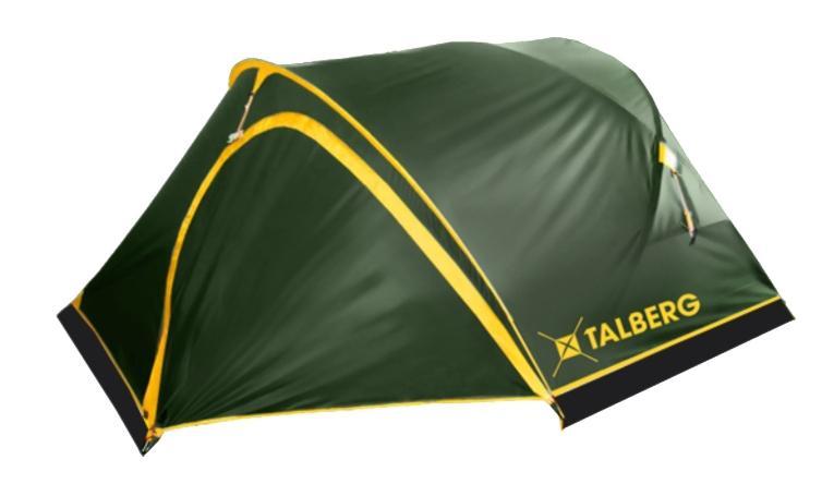 Палатка Talberg Sund Pro 2УТ-000053281 Палатка Talberg Sund Pro 2УТ-000053281Легкая двухслойная палатка Talberg Sund Pro 2 с большим и малым тамбурами и внутренним расположением дуг, идеальна для велосипедистов. У палатки два тамбура с разных сторон. В каждый из них по одному входу и из каждого - по одному входу в спальную комнату. Палатка оснащена юбкой, двери дублированы москитной сеткой. Внутренняя палатка выполнена из дышащего полиэстера, швы наружного тента проклеены. Вы несомненно оцените скорость, с которой может быть установлена эта палатка. Идеально подходит для двух туристов. Палатка упакована в сумку-чехол на застежке-молнии. Также прилагается инструкция по сборке палатки. Характеристики: Количество мест: 2. Размер палатки: 340 см х 230 см х 110 см. Спальная комната: 220 см х 140 см. Дуги: Alu 7001 8,5 мм. Материал внешнего тента: Polyester RipStop 190T/75D 4000 мм. Материал внутреннего тента: полиэстер. Материал дна: Polyester 195T/85D 7000 мм. ...
