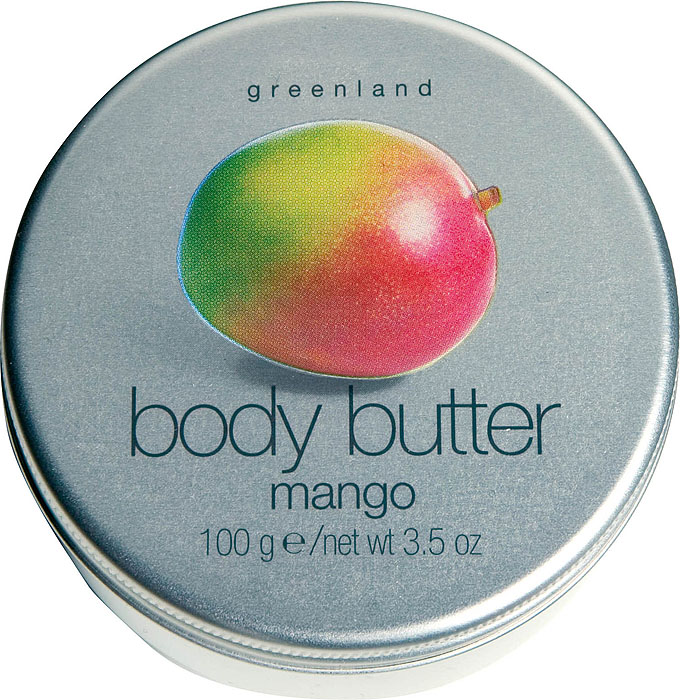Greenland Крем для тела Balm & Butter, с манго, 100 г0982-BB21 Greenland Крем для тела Balm & Butter, с манго, 100 г0982-BB21Крем для тела глубоко увлажняет и питает кожу, делая ее более эластичной. Тонкий, фруктовый, чувственный аромат папайи перенесет Вас в тропики - колыбель экзотических растений и фруктов... Способ применения: нанести на тело легкими массажными движениями. Только для наружного применения. Товар сертифицирован.