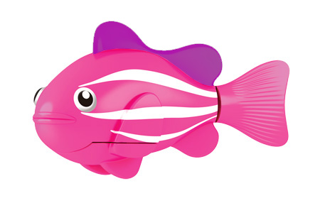Игрушка для ванны Robofish РобоРыбка: Клоун, цвет: розовый2501-2 Игрушка для ванны Robofish РобоРыбка: Клоун, цвет: розовый2501-2Игрушка для ванны Robofish РобоРыбка: Клоун понравится вашему малышу и превратит купание в веселую игру. Она выполнена из безопасного пластика с элементами металла в виде маленькой красочной акулы. При погружении в ванну, аквариум или другую емкостью с водой РобоРыбка начинает плавать, опускаясь ко дну и поднимаясь к поверхности воды. Акула прекрасно имитирует повадки настоящей рыбы. Траектория ее движения зависит от наклона хвоста. Внутри рыбки находится специальный грузик, регулирующий глубину ее погружения. Если рыбка плавает на дне, не всплывая, - уберите грузик; если на поверхности - добавьте грузик. Набор включает подставку, на которой можно разместить рыбку, пока вы с ней не играете. Порадуйте вашего ребенка таким замечательным подарком! Игрушка работает от 2 батарей напряжением 1,5V типа LR44 (2 установлены в игрушку и 2 запасные).