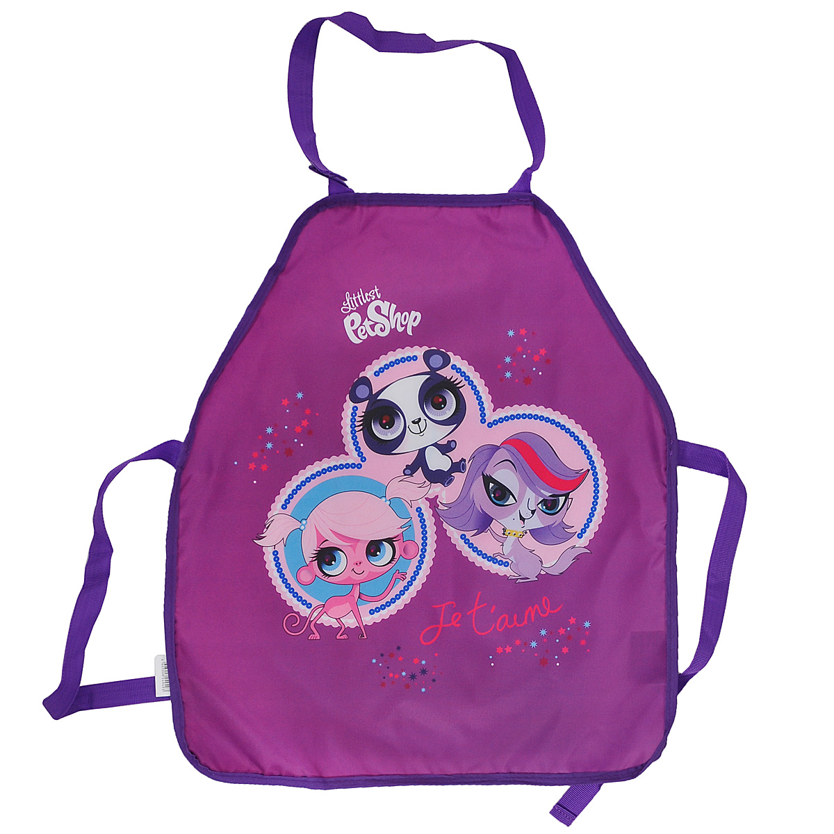 Фартук для детского творчества Littlest Pet Shop, цвет: фиолетовыйLPBB-UT1-029M Фартук для детского творчества Littlest Pet Shop, цвет: фиолетовыйLPBB-UT1-029MФартук для детского творчества Littlest Pet Shop надежно защитит одежду ребенка во время занятий рисованием, лепкой и ручным трудом. Он изготовлен из прочного полиэстера фиолетового цвета и оформлен изображением персонажей Littlest Pet Shop. Фартук снабжен завязками. Ваш малыш сможет смело рисовать, не боясь испачкаться о свой шедевр, лепить из пластилина и заниматься многими творческими делами.