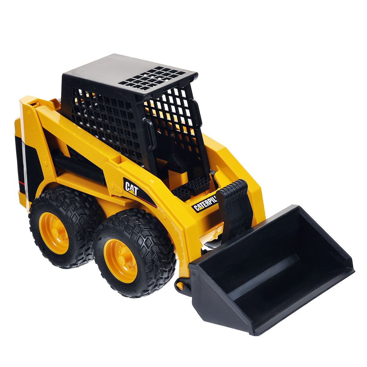 Bruder Мини–погрузчик колесный Cat02-431 Bruder Мини–погрузчик колесный Cat02-431Колесный мини-погрузчик Bruder Cat, выполненный из прочного материала, отлично подойдет ребенку для различных игр. Машина является уменьшенной копией экскаватора-погрузчика фирмы Cat. Мини-погрузчик часто используется для уборки улиц. Ковш регулируется по высоте и меняет угол наклона. Есть возможность заменить ковш на другие аксессуары (не входят в комплект). Колеса машины прорезинены, что обеспечивает ему дополнительную устойчивость и хорошее сцепление с дорогой. С этим реалистично выполненным погрузчиком ваш малыш часами будет занят игрой.