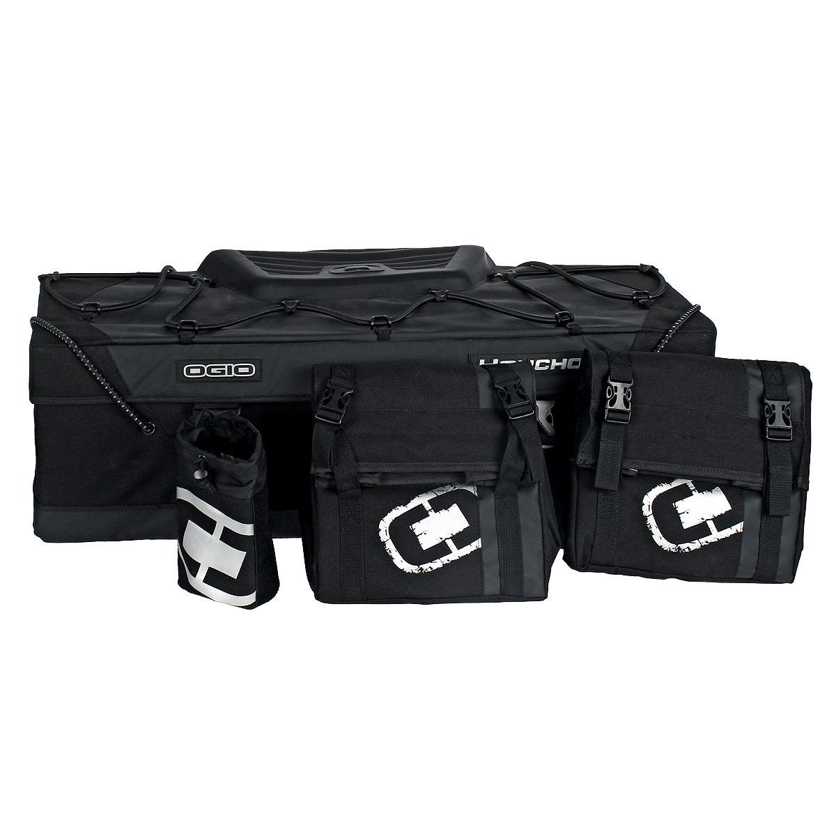 Сумка на задний багажник квадроцикла Ogio Honcho ATV Rear Rack Bag, цвет: черный119003.36 Сумка на задний багажник квадроцикла Ogio Honcho ATV Rear Rack Bag, цвет: черный119003.36Ogio Honcho ATV Rear Rack Bag Mossy Oak включает в себя 4 сумки различных размеров. Особенности: Прочная конструкция держит форму в пустом состоянии. Отсутствие молний на доступе в основное отделение для облегчения доступа. Удобные пряжки для простого доступа. Многочисленные отсеки для хранения со складными перегородками. Герметичная система Dust Gasket защищает содержимое от дождя, пыли, грязи и снега. Формованный верхний карман быстрого доступа, с водостойкой молнией. Внешний съемный герметичный держатель для бутылки с водой. Регулируемая/съемная система ремней для дополнительного хранения. Пружинная запорная система Lid Lockers позволяет держать сумку закрытой при высокой гоночной скорости. Наличие многочисленных D-образных колец для навески дополнительных приспособлений. Армированная ручка для переноски. Прочный ремень Velcro позволяет устанавливать сумку на большинство мотовездеходов. Внутренний...