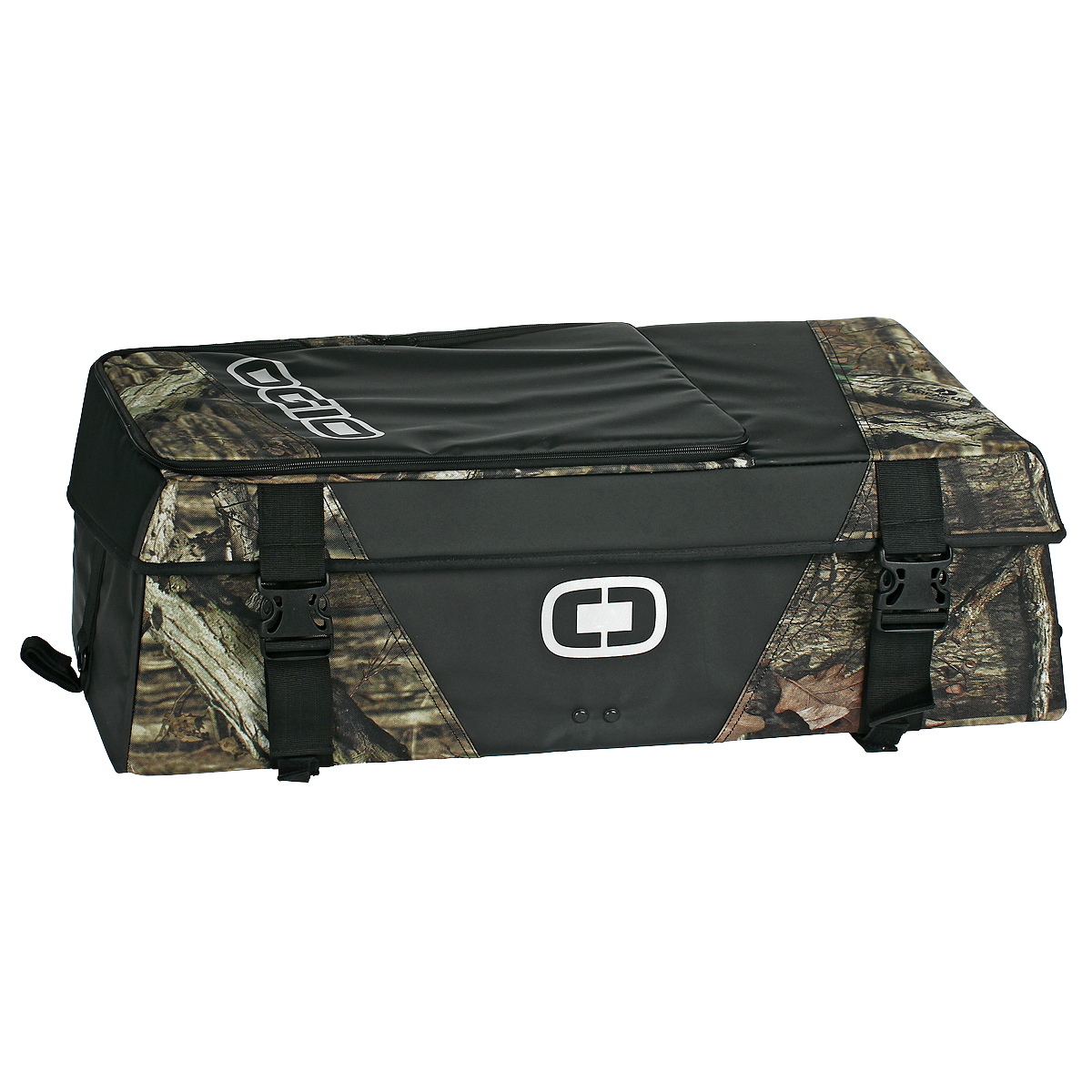 Сумка на задний багажник квадроцикла Ogio Burro ATV Rear Rack Bag, цвет: камуфляж119004.427 Сумка на задний багажник квадроцикла Ogio Burro ATV Rear Rack Bag, цвет: камуфляж119004.427Сумка Ogio Burro ATV Rear Rack Bag предназначена для установки на задний багажник квадроцикла. Прочная конструкция держит форму в пустом состоянии. Особенности сумки: Отсутствие молний на доступе в основное отделение, для облегчения доступа. Удобные пряжки для простого и быстрого доступа. Внутреннее отделение для хранения со складными перегородками. Герметичная система Dust Gasket защищает содержимое от дождя, пыли, грязи и снега. Формованный верхний карман быстрого доступа, с водостойкой молнией. Внешний съемный герметичный держатель для бутылки с водой. Наличие многочисленных D-образных колец для навески дополнительных приспособлений. Армированная ручка для переноски. Прочный ремень Velcro позволяет устанавливать сумку на большинство мотовездеходов. Внутренний водостойкий сетчатый карман на молнии. Материал: 600D poly, tarpaulin ромбовидный поликристаллический 420D diamond rip stop.