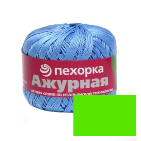 Пряжа для вязания Пехорка Ажурная, цвет: экзотика (65), 280 м, 50 г, 10 шт360066_65_65-Экзотика Пряжа для вязания Пехорка Ажурная, цвет: экзотика (65), 280 м, 50 г, 10 шт360066_65_65-ЭкзотикаДлина нити Пехорка Ажурная позволяет использовать эту пряжу при вязании как спицами и крючком, так и на трикотажных машинах. Выработана по итальянской технологии. Изготовлена из 100% мерсеризованного хлопка. Гигиенична, гигроскопична, яркие насыщенные тона. Рекомендуется для вязания на крючке №9-10. Толщина нити: 0,5 мм. Состав: 100% мерсеризованный хлопок.