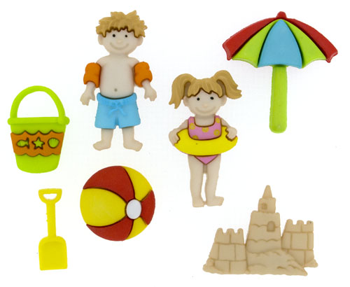 Пуговицы декоративные Dress It Up На пляже, 6 шт. 77062847706284 Пуговицы декоративные Dress It Up На пляже, 6 шт. 77062847706284Набор Dress It Up На пляже состоит из 6 декоративных разноцветных пуговиц, изготовленных из пластика, с помощью которых вы сможете украсить открытку, фотографию, альбом, одежду, подарок и другие предметы ручной работы. Все пуговицы в наборе имеют оригинальный и яркий дизайн.