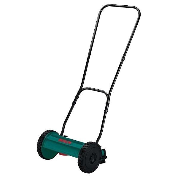 Газонокосилка Bosch AHM 30 (600886001)AHM 30 Газонокосилка Bosch AHM 30 (600886001)AHM 30Bosch AHM 30 – механическая газонокосилка, которая окажет вам огромную помощь при стрижке небольших приусадебных газонов. Несмотря на тот факт, что этот инструмент не имеет собственного двигателя, с помощью него вы сможете добиться аккуратного и качественного скашивания. В частности, шпиндельная режущая система с четырьмя вращающимися ножами из закаленной стали позволит ровно и быстро подстригать газон даже при наличии жесткой травы. Причем общая высота среза, ровно как и положение нижнего лезвия, может гибко регулироваться и легко настраиваться без использования вспомогательных средств, так что у вас будет возможность выбрать наиболее подходящий вариант скашивания для того или иного участка газона. Экологичность и комфорт в эксплуатации Bosch AHM 30 0600886001 станет отличным подарком для любого владельца частного дома, который ценит бережное отношение к природе и чистую экологию. Ведь данная газонокосилка приводится в движение исключительно вручную, поэтому во...