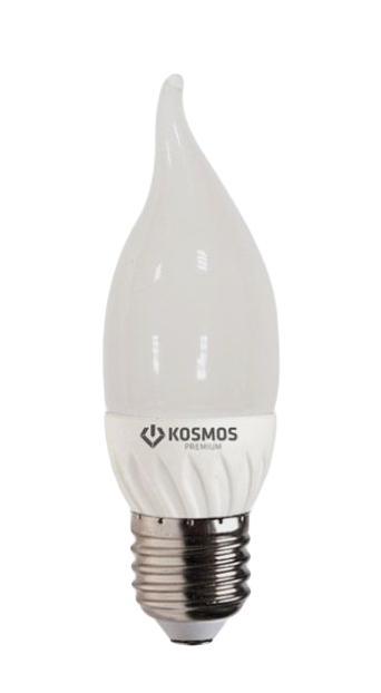 Светодиодная лампа Kosmos Premium, белый свет, цоколь Е27, 3WKosmos Premium, белый свет, цоколь Е27, 3W Светодиодная лампа Kosmos Premium, белый свет, цоколь Е27, 3WKosmos Premium, белый свет, цоколь Е27, 3WСветодиодная лампа Kosmos Premium инновационный и экологичный продукт, специально разработанный для эффективной замены любых видов галогенных или обыкновенных ламп накаливания во всех типах осветительных приборов. Основные преимущества лампы Kosmos Premium: Служит 50000 часов, что в 50 раз дольше лампы накаливания (при работе 3 часа в день). Экономична - сберегает до 90% электроэнергии. Обладает высокой механической прочностью и вибростойкостью. Не искажает цвета. Благодаря применению чипов от мирового лидера Samsung, цветопередача приближена к идеальной. Устойчива к перепадам температуры (от -40°С до +50°С). Характеристики: Материал: пластик, металл. Потребляемая мощность: 3W. Цветность: 4500К (белый свет). Световой поток: 300 ЛМ. Диаметр лампы: 3,8 см. Высота лампы: 12,5 см. Напряжение: 220 V. Срок службы: до 50000 ч. Температура использования: -40°С - +50°С. Размер упаковки: 20 см х 13 см х 5 см. Гарантия...