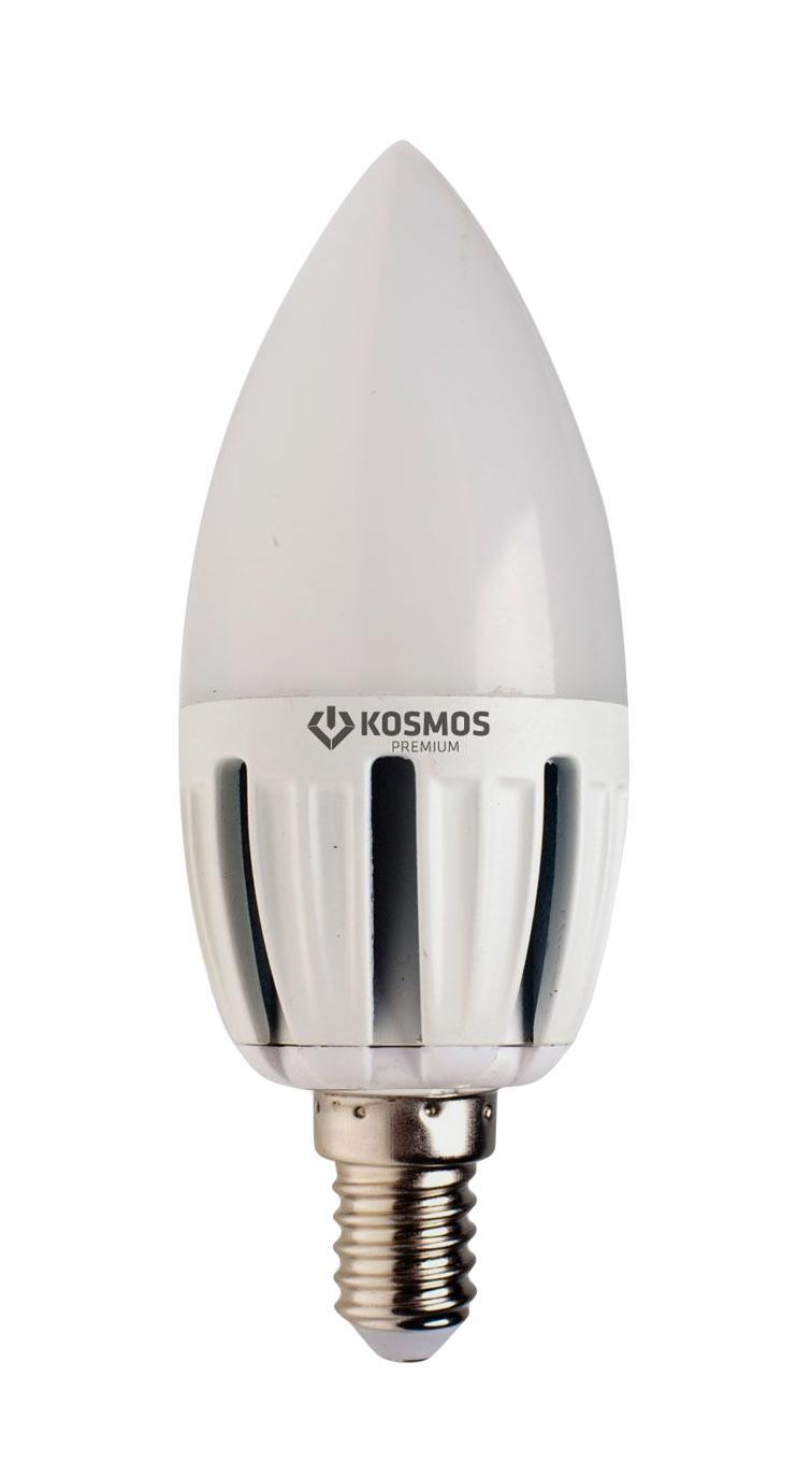Светодиодная лампа Kosmos Premium, белый свет, цоколь Е27, 5W. KLED5wCN230vE2745Kosmos Premium, белый свет, цоколь Е27, 5W. KLED5wCN230vE2745 Светодиодная лампа Kosmos Premium, белый свет, цоколь Е27, 5W. KLED5wCN230vE2745Kosmos Premium, белый свет, цоколь Е27, 5W. KLED5wCN230vE2745Светодиодная лампа Kosmos Premium инновационный и экологичный продукт, специально разработанный для эффективной замены любых видов галогенных или обыкновенных ламп накаливания во всех типах осветительных приборов. Основные преимущества лампы Kosmos Premium: Служит 50000 часов, что в 50 раз дольше лампы накаливания (при работе 3 часа в день). Экономична - сберегает до 90% электроэнергии. Обладает высокой механической прочностью и вибростойкостью. Не искажает цвета. Благодаря применению чипов от мирового лидера Samsung, цветопередача приближена к идеальной. Устойчива к перепадам температуры (от -40°С до +50°С). Характеристики: Материал: пластик, металл, керамика. Потребляемая мощность: 5W. Цветность: 4500К (белый свет). Световой поток: 440 ЛМ. Диаметр лампы: 3,7 см. Высота лампы: 10,5 см. Напряжение: 220 V. Срок службы: до 50000 ч. Температура использования: -40°С - +50°С. Размер упаковки: 18 см х 12 см х 5 см. ...