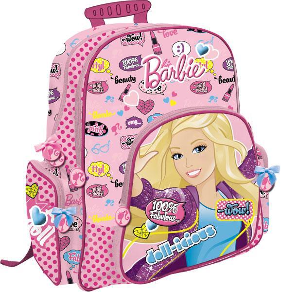 Рюкзак эргономичный с EVA-спинкой, размер: 38x29x15 см BarbieBRDLM-12T-9621 Рюкзак эргономичный с EVA-спинкой, размер: 38x29x15 см BarbieBRDLM-12T-9621Спинка выполнена с использованием высокотехнологичного упругого материала (EVA) и специально расположенных эргономических элементов с воздухообменной сеткой, служащих для правильного и безопасного распределения нагрузки на спину ребенка. Лямки рюкзака специальной S-образной формы с поролоном и воздухообменной сеткой регулируются по длине. Данные конструктивные особенности помогут обеспечить максимальный комфорт при ношении рюкзака за спиной ребенку любой комплекции. Рюкзак имеет два больших отделения на молнии. Основное отделение с двумя разделителями. Вместительное дополнительное отделение, вмещающее изделия форматом до А4 включительно. Рюкзак снабжен двумя боковыми карманами, вместительным фронтальным карманом на молнии и текстильной ручкой с резиновым захватом. Дно рюкзака можно сделать жестким, разложив специальную панель с пластиковой вставкой, что повышает сохранность содержимого рюкзака и способствует правильному распределению нагрузки.