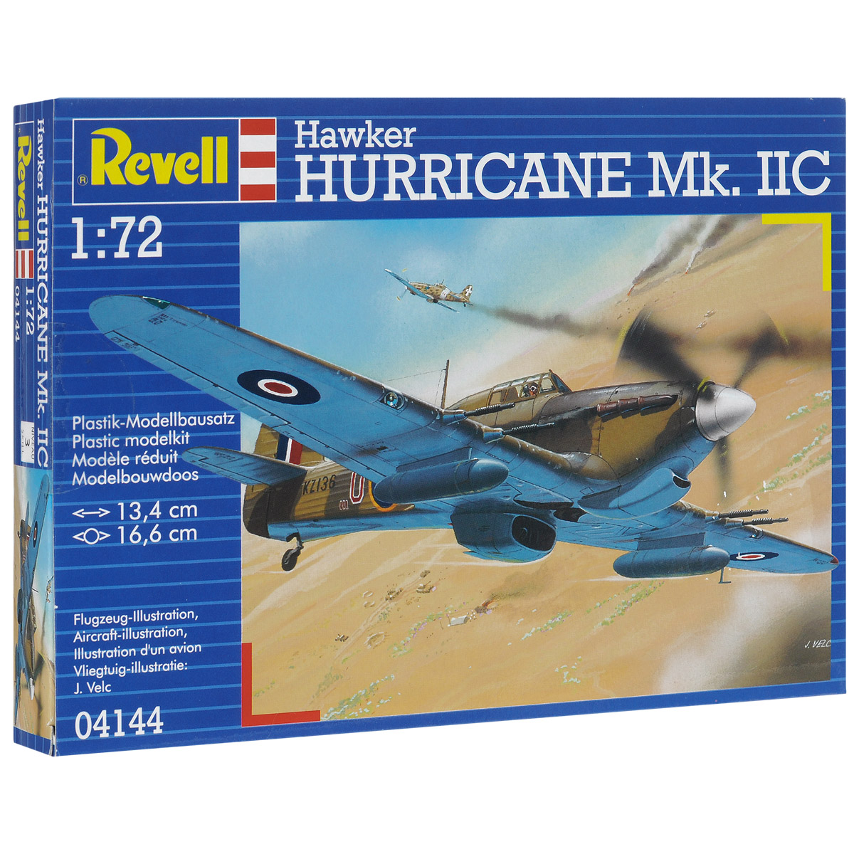 Сборная модель Revell Военный самолет Hawker Hurricane Mk. IIC04144 Сборная модель Revell Военный самолет Hawker Hurricane Mk. IIC04144Сборная модель Revell Военный самолет Hawker Hurricane Mk. IIC поможет вам и вашему ребенку придумать увлекательное занятие на долгое время. Набор включает в себя 53 пластиковых элемента, из которых можно собрать достоверную уменьшенную копию одноименного самолета. Хоукер Харрикейн - британский одноместный истребитель времен Второй мировой войны, выпущенный фирмой Hawker Aircraft Ltd. в 1934 году. Выпущено было около 14000 экземпляров. Благодаря различным модификациям мог выполнять роль перехватчика, истребителя-бомбардировщика и штурмовика. Так же существовала модификация для действий с авианосцев - Sea Hurricane. Также в наборе схематичная инструкция по сборке. Процесс сборки развивает интеллектуальные и инструментальные способности, воображение и конструктивное мышление, а также прививает практические навыки работы со схемами и чертежами. Уровень сложности: 3. УВАЖАЕМЫЕ КЛИЕНТЫ! Обращаем ваше внимание на тот факт, что элементы для...