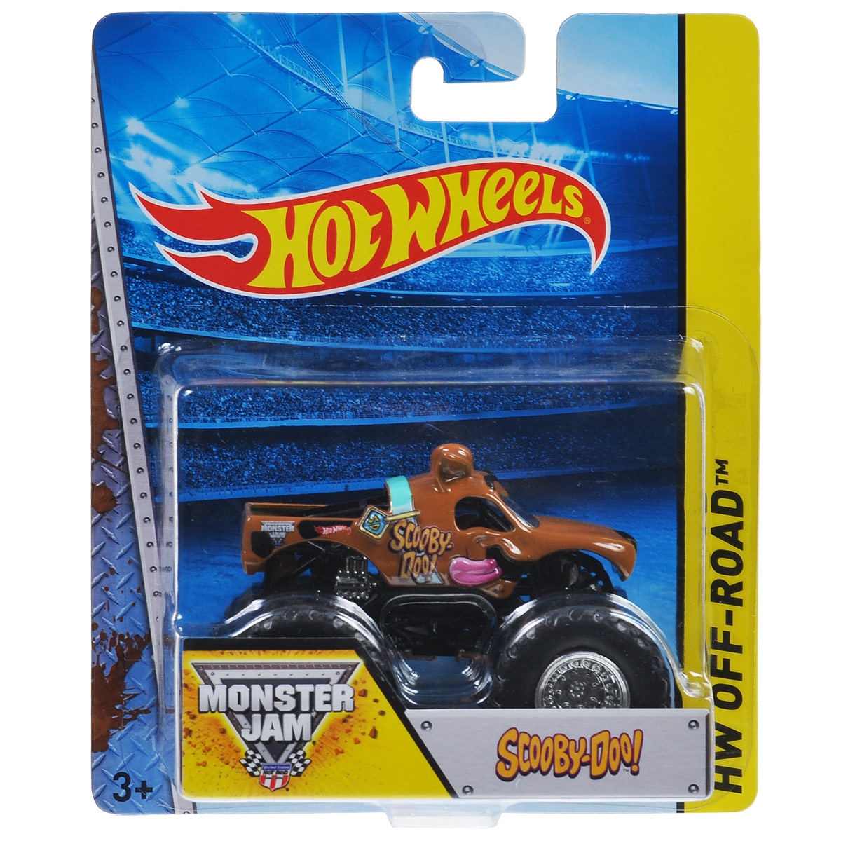 Hot Wheels Monster Jam Машинка Scooby-DooBHP37_DRR66 Hot Wheels Monster Jam Машинка Scooby-DooBHP37_DRR66Машинка Hot Wheels Monster Jam. Scooby-Doo - модель с литым корпусом в виде Скуби Ду, оснащенная большими колесами. Сверкающая кабина, хромированные диски и неповторимый тюнинг - то, что выделяет эту модель среди других. Ваш ребенок будет в восторге от такого подарка!
