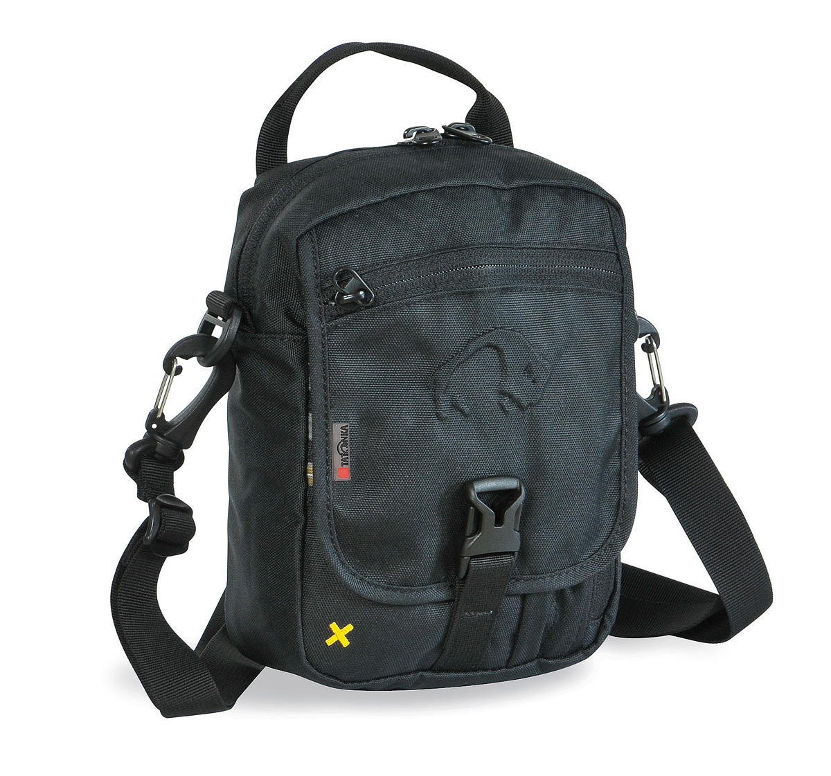 Сумка Tatonka Check In, цвет: черный2842.040 Сумка Tatonka Check In, цвет: черный2842.040Идеальная сумочка для хранения документов и полезных мелочей в путешествии. Сумочка Check In, которую можно носить как на плече, так и на поясе, располагает большим основным отделением с двумя молниями, множеством кармашков и мини-органайзером. Крышка-клапан фиксируется фастексом. Сумочка выполнена из прочного материала. Состав материала: 450 HD Polyoxford.
