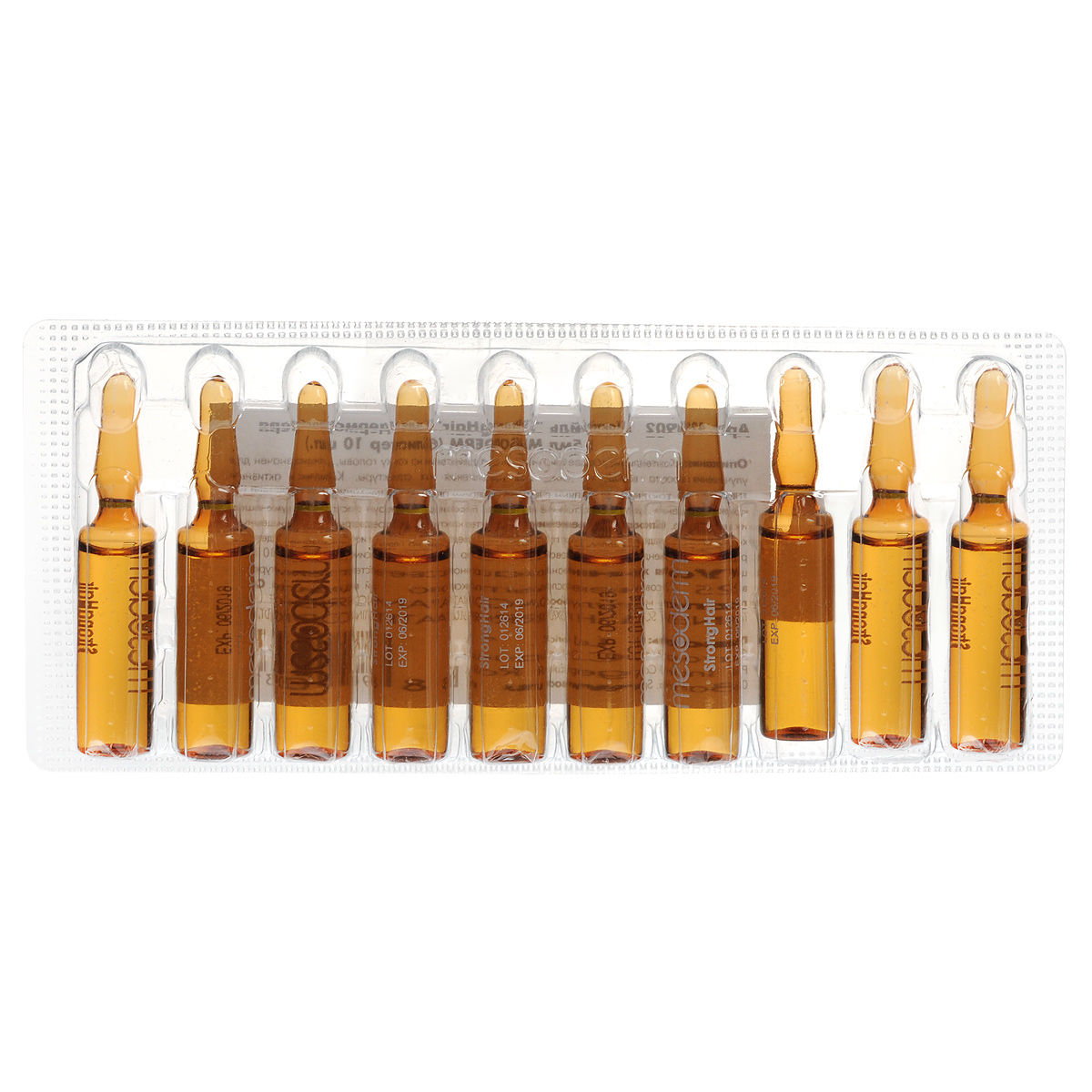 Mesoderm Коктейль-сыворотка против выпадения волос StrongHair, для дермароллера, 10х5 мл424902 Mesoderm Коктейль-сыворотка против выпадения волос StrongHair, для дермароллера, 10х5 мл424902Концентрированный коктейль, предназначенный для решения проблем выпадения волос, вызванных многочисленными причинами. Ускоряет рост волос и укрепляет их структуру, делая волосы и волосяные луковицы более сильными. Активные компоненты коктейля обеспечивают насыщение волосяных луковиц необходимыми питательными веществами, восстанавливают процессы тканевого дыхания в коже волосистой части головы, укрепляют волосы и устраняют раздражение кожи. Товар сертифицирован.