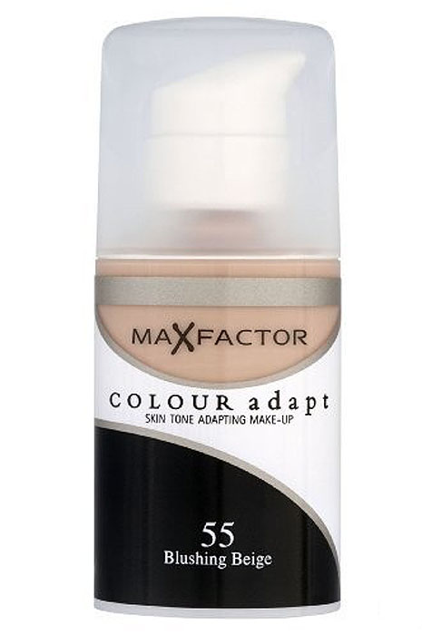 Max Factor Тональный крем Colour Adapt, тон 55 Blushing Beige (Бежевый), 34 мл80957264 Max Factor Тональный крем Colour Adapt, тон 55 Blushing Beige (Бежевый), 34 мл80957264Не скрывайте свой естественный цвет лица. Подчеркните его! Тональный крем Colour Adapt благотворно воздействует и прорабатывает оттенок каждого участка кожи вашего лица, создавая самую естественную основу для макияжа. Умные частицы, адаптирующиеся к цвету поверхности, выявляют и отражают разнообразные пигменты кожи лица, придавая ей совершенно естественный вид, не скрывая природного сияния. Товар сертифицирован.
