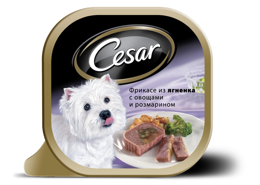 Консервы Cesar, для взрослых собак мелких пород, фрикасе из ягненка с овощами и розмарином, 100 г10221 Консервы Cesar, для взрослых собак мелких пород, фрикасе из ягненка с овощами и розмарином, 100 г10221Консервы Cesar - это полнорационный консервированный корм для взрослых собак мелких пород. Консервы представляют собой аппетитные кусочки мяса в подливе. Кроме того, в их состав входят овощи и ароматные травы, поэтому Cesar придется по душе даже самым привередливым собакам. Консервы приготовлены исключительно из натурального сырья. Не содержат искусственных красителей, консервантов и усилителей вкуса. Состав: ягненок (минимум 21%), курица, говядина, овощи (картофель - 4,3%, брокколи - 2,5%), растительное масло, розмарин, витамины и минеральные вещества. Пищевая ценность в 100 г: белки - 7,5 г, жир - 3,5 г, зола - 0,3 г, клетчатка - максимум 0,4 г, влага 85 г. Энергетическая ценность в 100 г: 70 ккал. Товар сертифицирован.