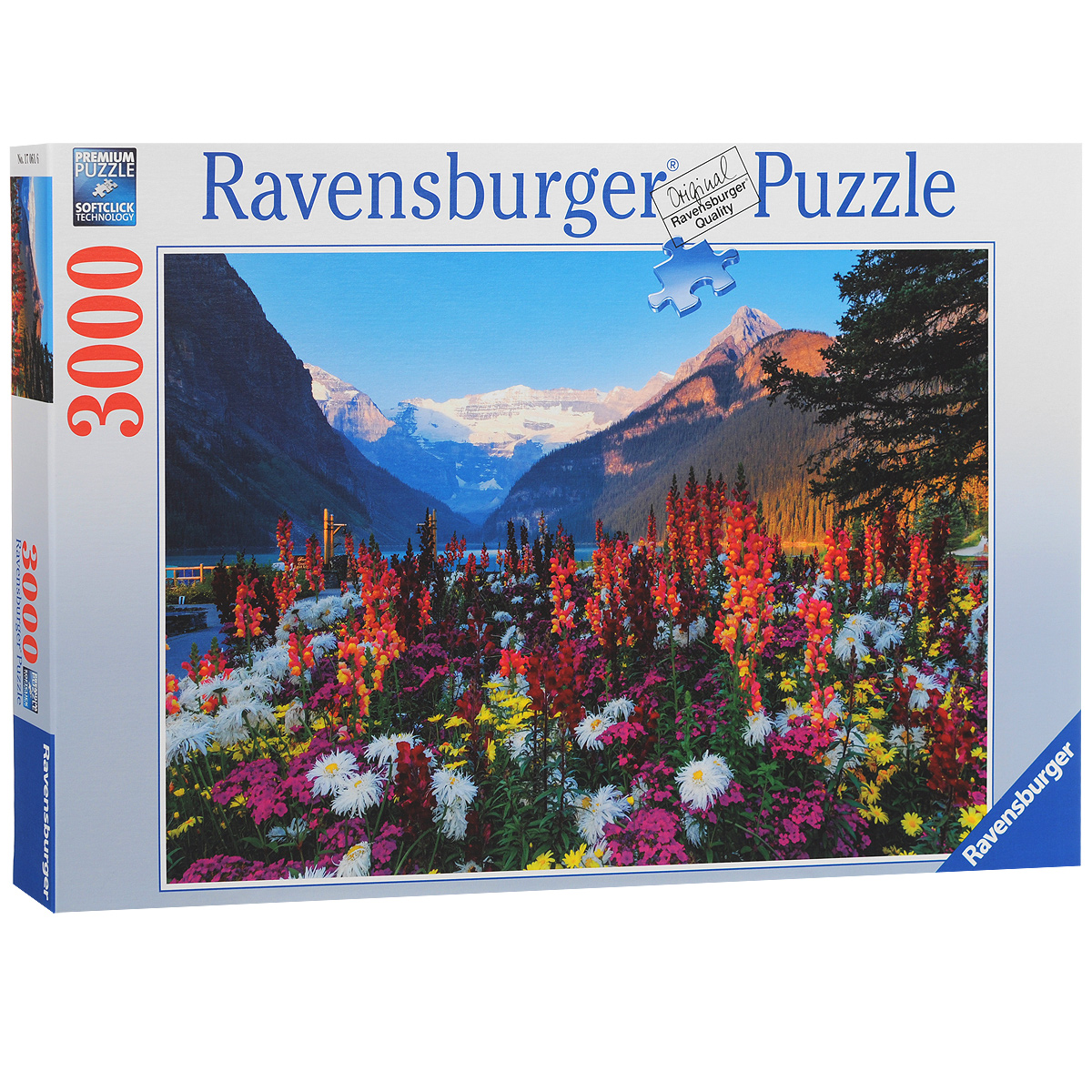 Ravensburger Горные цветы. Пазл, 3000 элементов170616 Ravensburger Горные цветы. Пазл, 3000 элементов170616Пазл Ravensburger Горные цветы, без сомнения, придется вам по душе. Собрав этот пазл, включающий в себя 3000 элементов, вы получите великолепную картину с изображением цветов. Каждая деталь имеет свою форму и подходит только на своё место. Нет двух одинаковых деталей! Пазл изготовлен из картона высочайшего качества. Все изображения аккуратно отсканированы и напечатаны на ламинированной бумаге. Пазл - великолепная игра для семейного досуга. Сегодня собирание пазлов стало особенно популярным, главным образом, благодаря своей многообразной тематике, способной удовлетворить самый взыскательный вкус. А для детей это не только интересно, но и полезно. Собирание пазла развивает мелкую моторику у ребенка, тренирует наблюдательность, логическое мышление, знакомит с окружающим миром, с цветом и разнообразными формами.