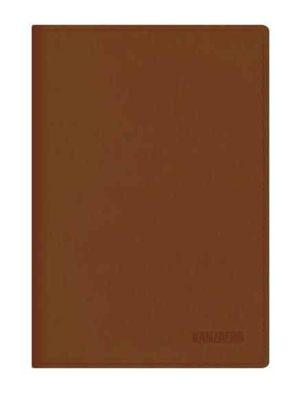 Ежедневник А5 Недатированный Коричневый 152л. (KANZBERG Premium collection) Искусственная кожа, мягкая обложкаЕКК51515204 Ежедневник А5 Недатированный Коричневый 152л. (KANZBERG Premium collection) Искусственная кожа, мягкая обложкаЕКК51515204Ежедневники KANZBERG Premium collection - это великолепное сочетание высокого качества и стильного дизайна. Ежедневник KANZBERG Premium collection комфортен в использовании. Удобные размеры позволят всегда носить его с собой и помогут правильно организовать свой день. Стильный дизайн ежедневника с термотиснением и цветным торцом идеально подчеркнет индивидуальность своего обладателя и дополнит его деловой стиль. Закладки (ляссе) помогут быстро найти нужные страницы, а недатированный блок позволит начать вести ежедневник с любого дня. Ежедневник KANZBERG Premium collection - это неотъемлемый атрибут современного делового человека, который ценит свое время, комфорт, качество и стиль. Разметка: . Бумага: офсет. Формат: А5. Пол: Унисекс. Особенности: скругленные уголки, цветной торец блока, ляссе, термотиснение.