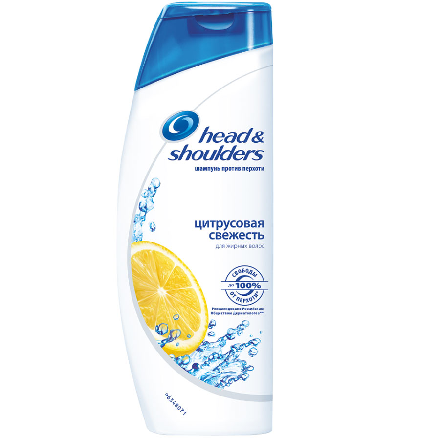 Шампунь против перхоти Head & Shoulders Цитрусовая свежесть, 600 млHS-81434457 Шампунь против перхоти Head & Shoulders Цитрусовая свежесть, 600 млHS-81434457До 100% свободы от перхоти!* Восхитительное сочетание цитрусовых ароматов, возвращающее свежесть волосам. Фруктовый шампунь против перхоти очищает кожу головы и склонные к жирности волосы, придает им естественную легкость и надолго дарит ощущение свежести. Деликатная формула подходит для ежедневного использования. *видимой перхоти при регулярном применении Товар сертифицирован.